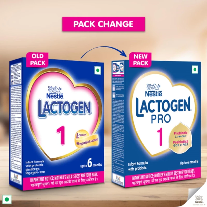 Nestle Lactogen Pro 1 Powder, Infant Formula Up To 6 Months With Probiotic And Prebiotics, 400 g-2.webp